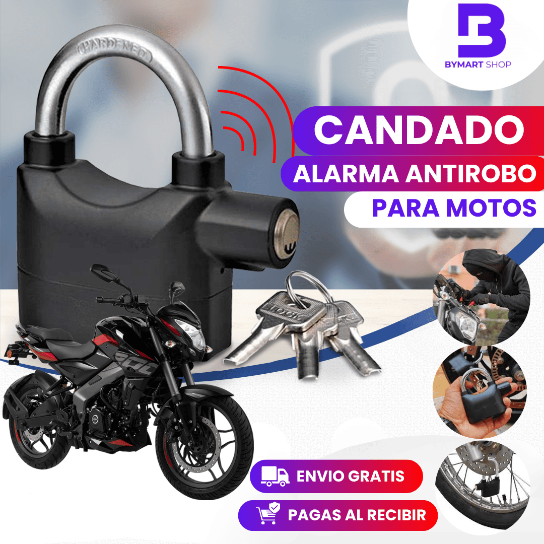 Candado Alarma Antirobo ( Proteccion para tu moto)