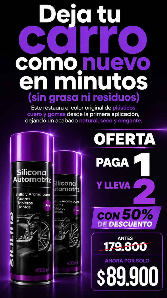 OFERTA 2x1 – Spray detallado Premium 400 ml | Restaura y protege tu carro como nuevo
