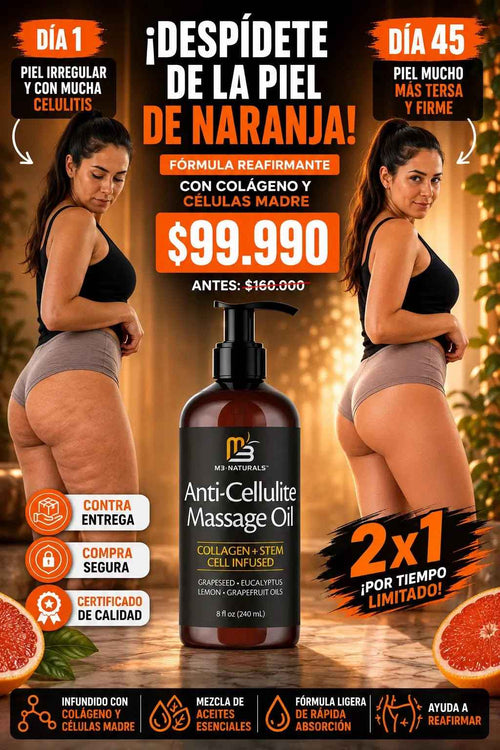 M3 Naturals Aceite Corporal Reafirmante