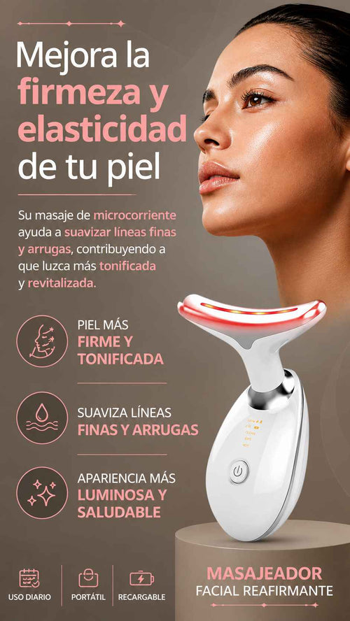 Masajeador facial Reafirmante