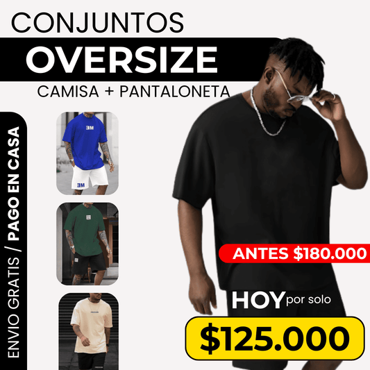 Conjunto Oversize Premium (Camisa + Pantaloneta)