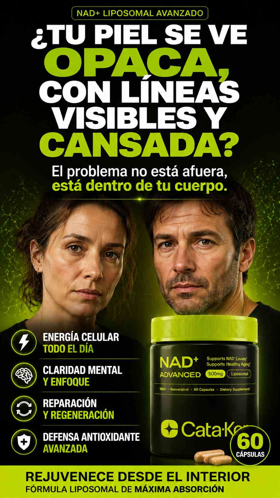 NAD+ Advanced | Apariencia más fresca y vital | Garantía de 90 días
